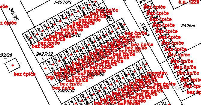 Rychnov nad Kněžnou 44304749 na parcele st. 2425/33 v KÚ Rychnov nad Kněžnou, Katastrální mapa
