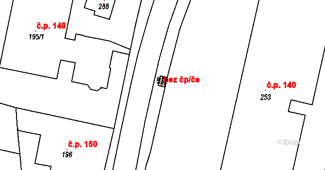 Herálec 115320750 na parcele st. 588 v KÚ Český Herálec, Katastrální mapa