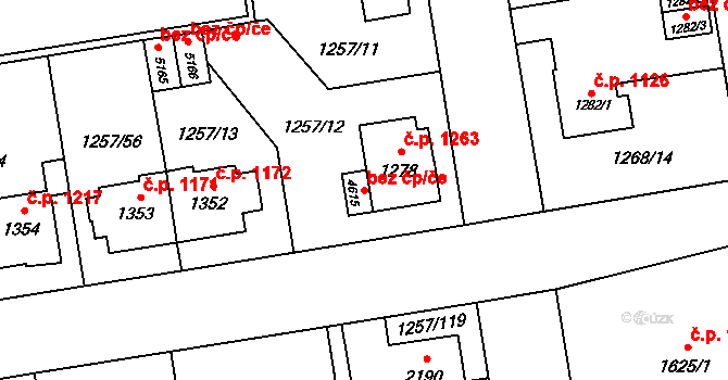 Šumperk 44972750 na parcele st. 4615 v KÚ Šumperk, Katastrální mapa