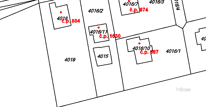 Frýdlant 375, Frýdlant nad Ostravicí na parcele st. 4015 v KÚ Frýdlant nad Ostravicí, Katastrální mapa