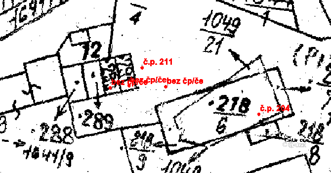 Dešenice 45156751 na parcele st. 291 v KÚ Dešenice, Katastrální mapa