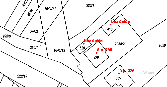 Opatov 44117752 na parcele st. 529 v KÚ Opatov na Moravě, Katastrální mapa