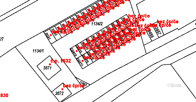 Slaný 45344752 na parcele st. 2324/17 v KÚ Slaný, Katastrální mapa