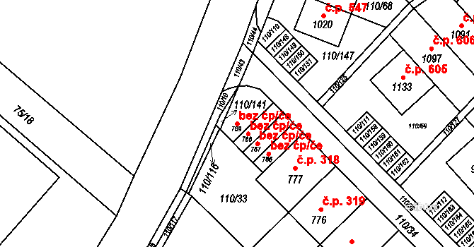 Psáry 45726752 na parcele st. 789 v KÚ Dolní Jirčany, Katastrální mapa