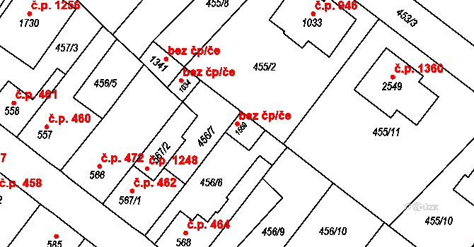 Třebechovice pod Orebem 46623752 na parcele st. 1569 v KÚ Třebechovice pod Orebem, Katastrální mapa