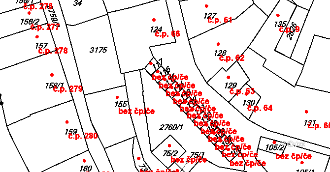 Horažďovice 47954752 na parcele st. 115 v KÚ Horažďovice, Katastrální mapa