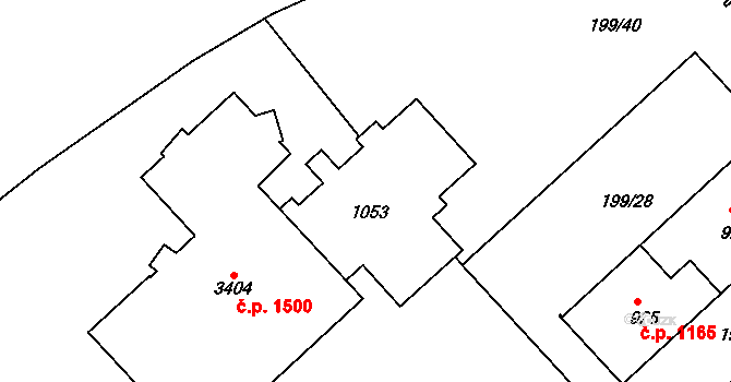 Sezimovo Ústí 1110 na parcele st. 2937 v KÚ Sezimovo Ústí, Katastrální mapa