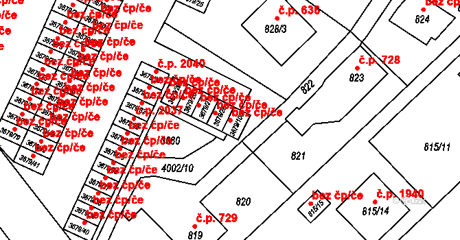 Fryštát 147, Karviná na parcele st. 3679/100 v KÚ Karviná-město, Katastrální mapa