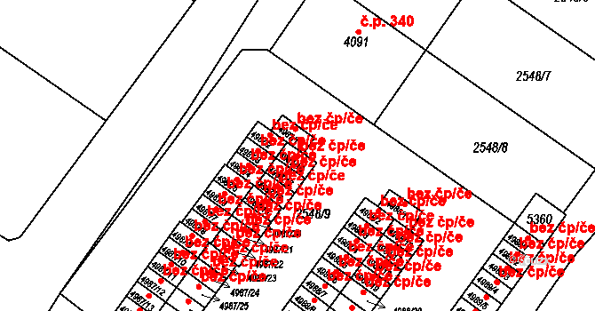 Kolín 39868753 na parcele st. 4987/16 v KÚ Kolín, Katastrální mapa