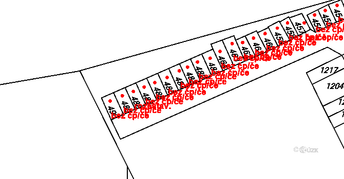 Broumov 46365753 na parcele st. 485 v KÚ Velká Ves u Broumova, Katastrální mapa
