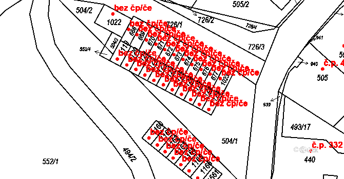 Letohrad 42754755 na parcele st. 1125 v KÚ Letohrad, Katastrální mapa