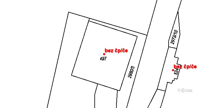 Sepekov 43072755 na parcele st. 497 v KÚ Sepekov, Katastrální mapa