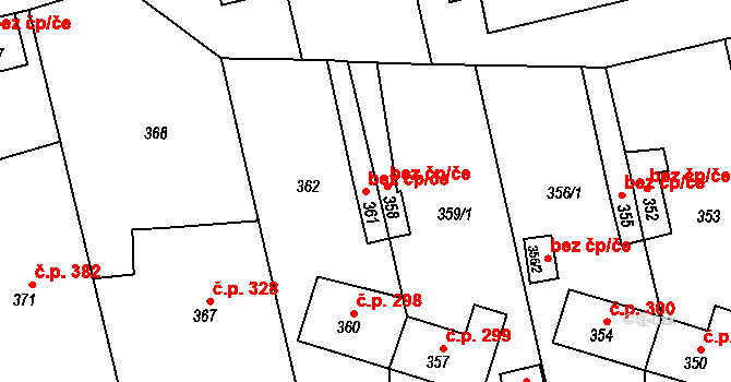 Velké Opatovice 38302756 na parcele st. 361 v KÚ Velké Opatovice, Katastrální mapa