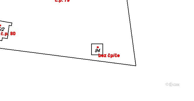Lipová 38800756 na parcele st. 94 v KÚ Palič, Katastrální mapa