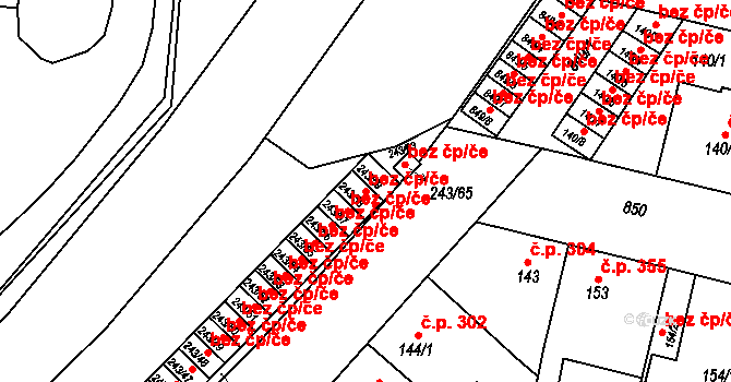 Plzeň 42189756 na parcele st. 243/58 v KÚ Doudlevce, Katastrální mapa