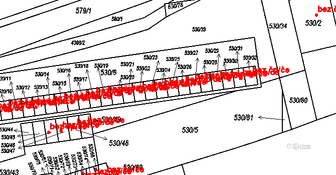 Frýdlant nad Ostravicí 40314758 na parcele st. 530/25 v KÚ Frýdlant nad Ostravicí, Katastrální mapa