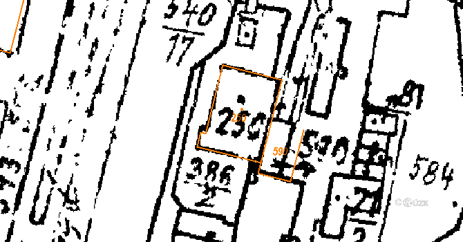 Horní Folmava 77, Česká Kubice na parcele st. 250 v KÚ Horní Folmava, Katastrální mapa