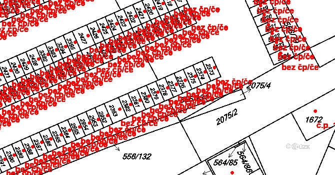 Šumperk 49135759 na parcele st. 2378 v KÚ Šumperk, Katastrální mapa
