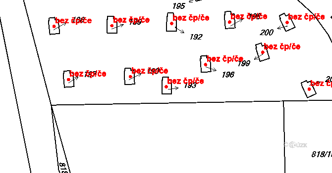 Žihle 41291760 na parcele st. 193 v KÚ Nový Dvůr u Žihle, Katastrální mapa