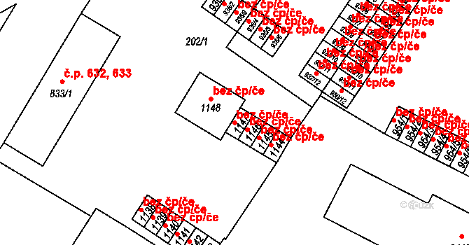Heřmanův Městec 43675760 na parcele st. 1147 v KÚ Heřmanův Městec, Katastrální mapa
