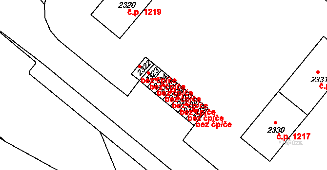 Duchcov 45069760 na parcele st. 2325 v KÚ Duchcov, Katastrální mapa