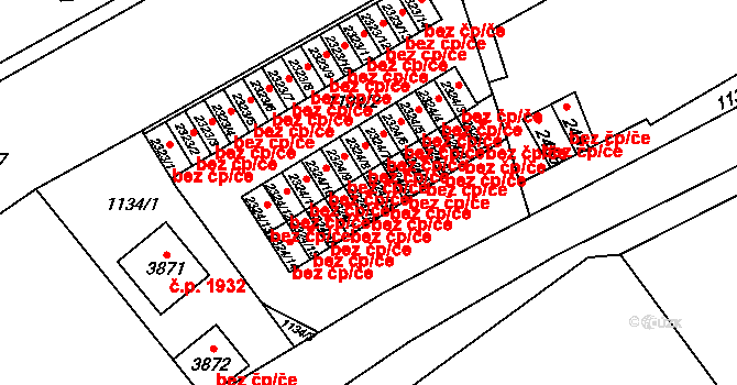 Slaný 45344761 na parcele st. 2324/18 v KÚ Slaný, Katastrální mapa