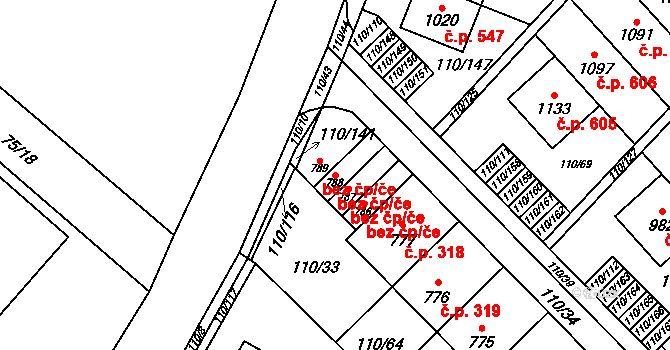 Psáry 45726761 na parcele st. 788 v KÚ Dolní Jirčany, Katastrální mapa