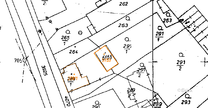 Poděbrady 147317762 na parcele st. 5153 v KÚ Poděbrady, Katastrální mapa