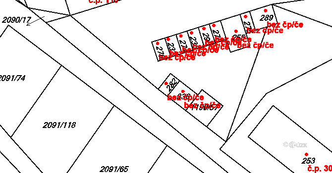 Jezeřany-Maršovice 38754762 na parcele st. 276 v KÚ Jezeřany, Katastrální mapa