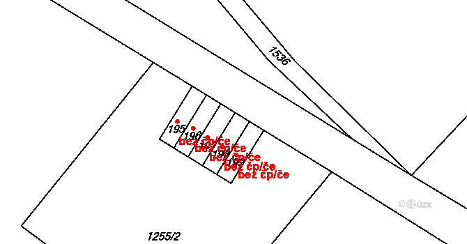 Jestřabí v Krkonoších 42728762 na parcele st. 198 v KÚ Křížlice, Katastrální mapa