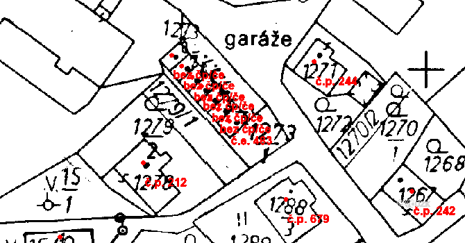 Rychnov u Jablonce nad Nisou 483 na parcele st. 1273/2 v KÚ Rychnov u Jablonce nad Nisou, Katastrální mapa