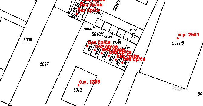Žďár nad Sázavou 48624764 na parcele st. 5013/3 v KÚ Město Žďár, Katastrální mapa
