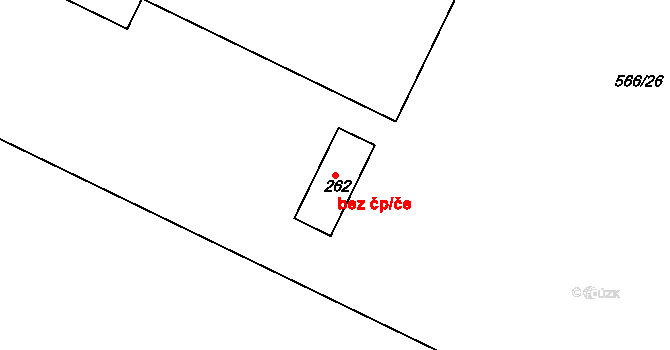 Ždírec nad Doubravou 79387764 na parcele st. 262 v KÚ Horní Studenec, Katastrální mapa
