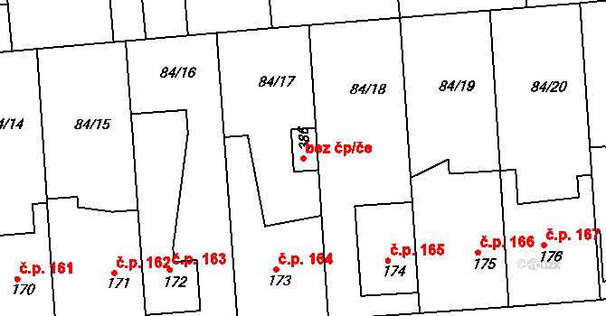 Velké Přítočno 44414765 na parcele st. 386 v KÚ Velké Přítočno, Katastrální mapa