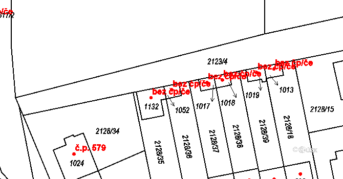 Zliv 46943765 na parcele st. 1052 v KÚ Zliv u Českých Budějovic, Katastrální mapa
