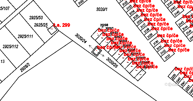 Kopřivnice 107489767 na parcele st. 3020/25 v KÚ Kopřivnice, Katastrální mapa