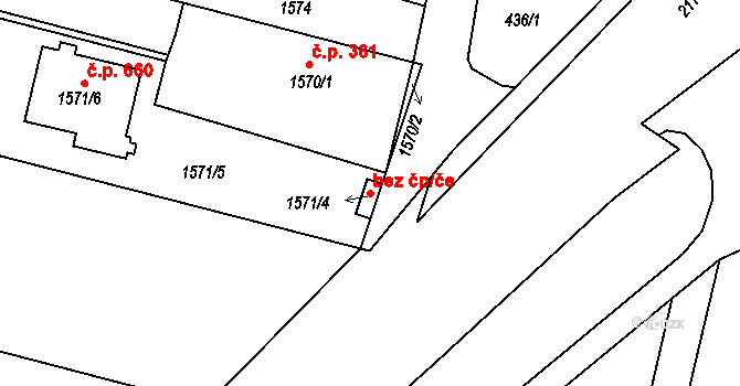 Štěpánkovice 38107767 na parcele st. 1571/4 v KÚ Štěpánkovice, Katastrální mapa