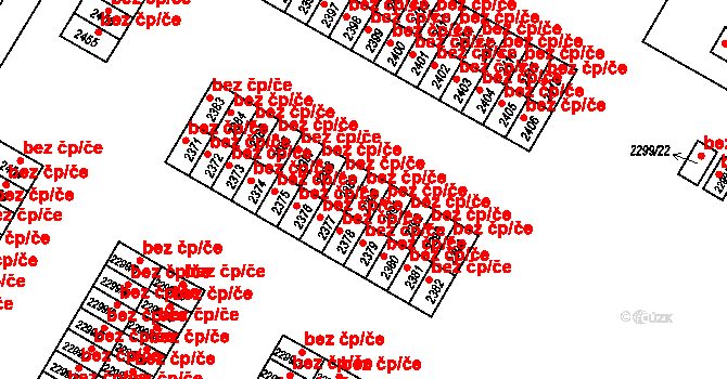 Česká Lípa 45930767 na parcele st. 2390 v KÚ Česká Lípa, Katastrální mapa