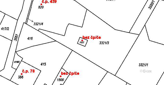 Cvikov 47822767 na parcele st. 1557 v KÚ Cvikov, Katastrální mapa