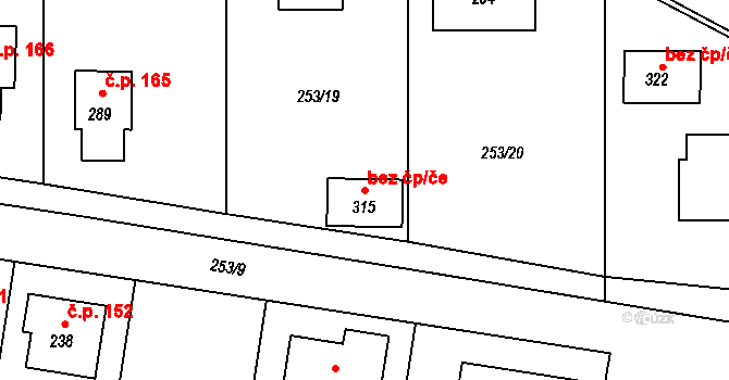 Bohutín 82183767 na parcele st. 315 v KÚ Bohutín nad Moravou, Katastrální mapa