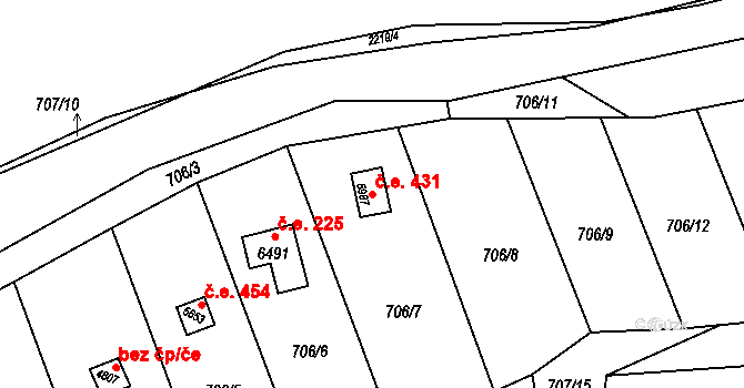 Beroun-Závodí 431, Beroun na parcele st. 5987 v KÚ Beroun, Katastrální mapa
