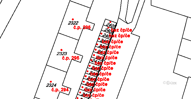 Brno 42773768 na parcele st. 2410 v KÚ Nový Lískovec, Katastrální mapa