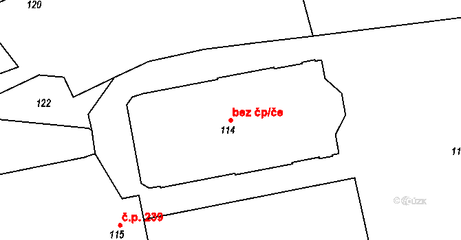 Bolatice 43771769 na parcele st. 114 v KÚ Bolatice, Katastrální mapa