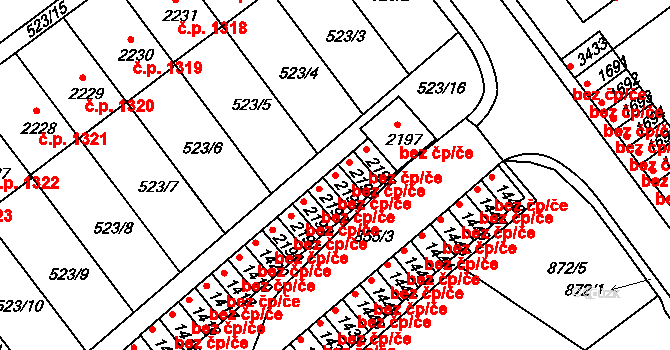 Ústí nad Orlicí 41857771 na parcele st. 2194 v KÚ Ústí nad Orlicí, Katastrální mapa