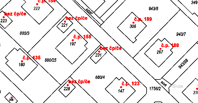 Nížkov 47282771 na parcele st. 231 v KÚ Nížkov, Katastrální mapa