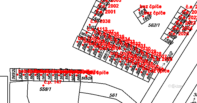 Teplice 49281771 na parcele st. 565/11 v KÚ Teplice-Řetenice, Katastrální mapa