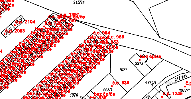 Sezimovo Ústí 632, Katastrální mapa