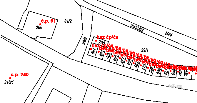 Jamné nad Orlicí 39427773 na parcele st. 464 v KÚ Jamné nad Orlicí, Katastrální mapa