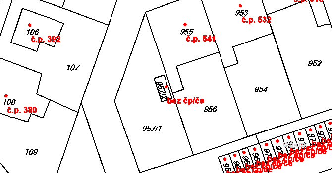 Volyně 41567773 na parcele st. 957/2 v KÚ Volyně, Katastrální mapa