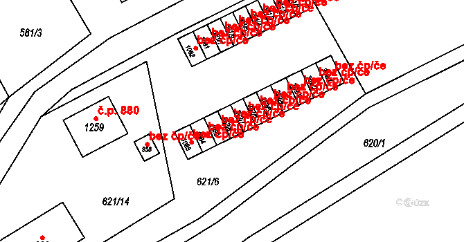 Psáry 42209773 na parcele st. 362/8 v KÚ Dolní Jirčany, Katastrální mapa